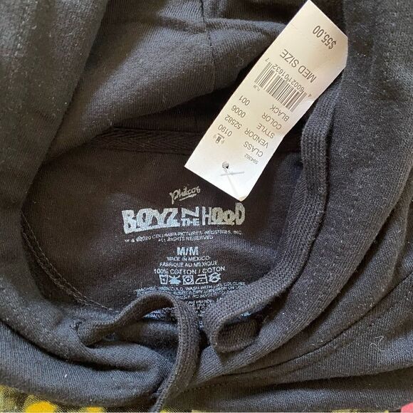 South Central LA Boyz In The Hood Graphic Black Hoodie Size M NWT - Picture 5 of 7